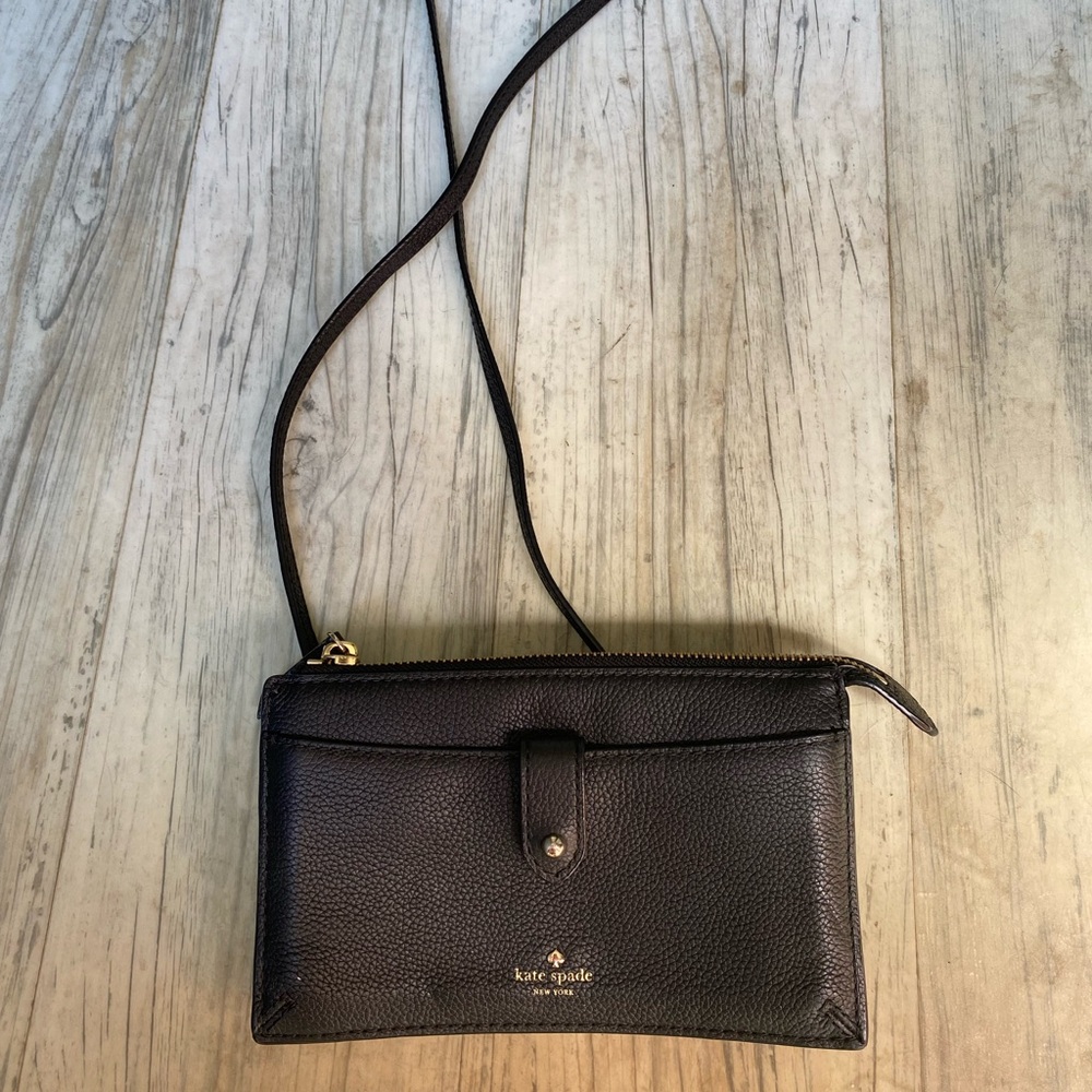 Kate Spade Black Leather Crossbody